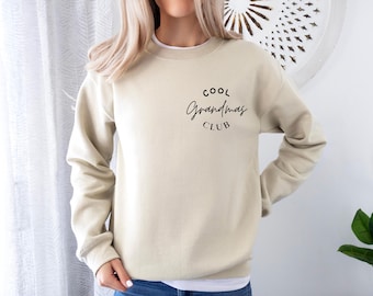 Cool Grandma Club Shirt, Gift for Grandma, Mother's Day Gift, New Grandma Shirt, Grandma Tee, Cool Grandma Gift, Best Grandma Sweatshirt