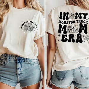 Monster Truck Mom Shirt, Boy Mom Era Tee, Monster Jam Mom Shirt, Race Day Mom Gift, Trendy Mom Graphic Tee image 6