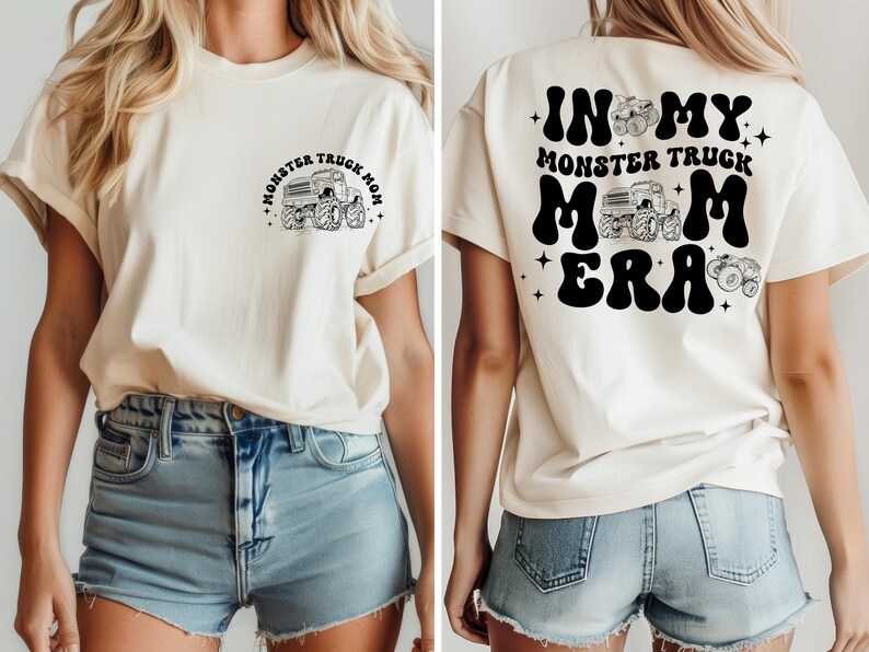 Monster Truck Mom Shirt, Boy Mom Era Tee, Monster Jam Mom Shirt, Race Day Mom Gift, Trendy Mom Graphic Tee image 6