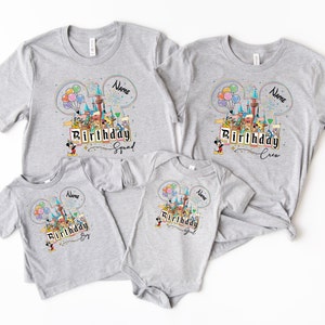 Disney Birthday Shirt, Disney Birthday Girl Shirt, Disney Birthday Crew Shirt, Disney Birthday Party Shirt, Disney Birthday Matching Shirts