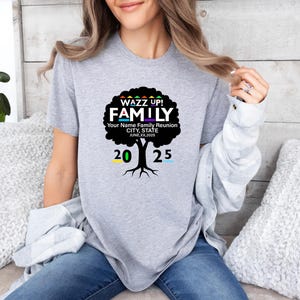 Personalized Family Reunion Shirt, Wazz Up Family Vacation, Family Vacation Matching Shirts, Funny Matching Family Shirts, Reunion Trip Tee