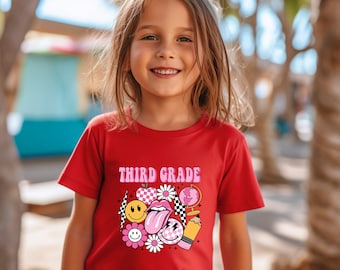 Third Grade T-Shirt, Third Grade Shirt, 3rd Grade Shirt, Back to School Shirt, Gift For Kid, Student Gift