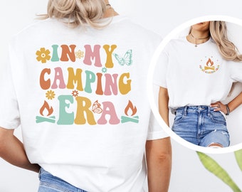 In My Camping Era Shirt, Camping Shirt, Summer Vacation Shirt, Retro Summer Camp Sweatshirt, Summer Vibes Shirt, Camping Lover T-Shirt