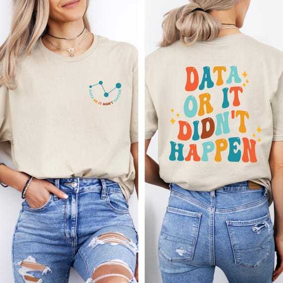 Data Or It Didn't Happen, Data Analyst Gift, Data Scientist Shirt, Funny Data Shirt, Special Education Neurodiversity Tree of Awareness Tee