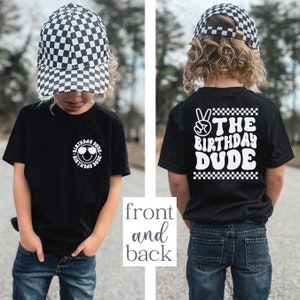 The Birthday Dude Shirts, Birthday Boy Shirts, Boy Kid Toddler Shirt, Gift for Kids, Cool Dude Birthday Shirt, 1st Birthday Shirt, Boys Gift