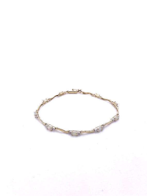 Diamond Opal Bracelet