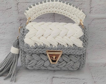 ALYABAG Handmade Bag|Colorful Bag|Knitted Waist Bag|Shoulder Bag|Hand woven|Trendy Summer Bag||Combed Yarn Bag|Crochet Bag|Multi Color Bag|