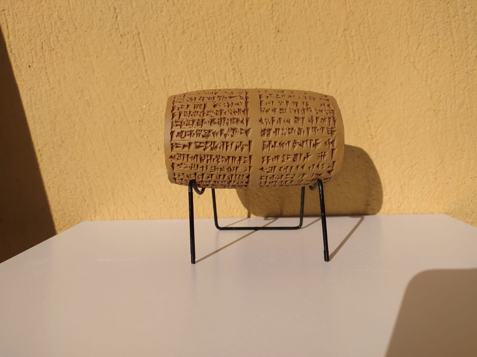 The Cylinder Clay Replica/the Cylinder of Nabonidus Etsy