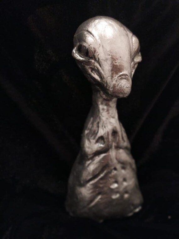 灰色のエイリアン像のデスクトップ/古代の神々/UFO/Xファイル - Etsy 日本