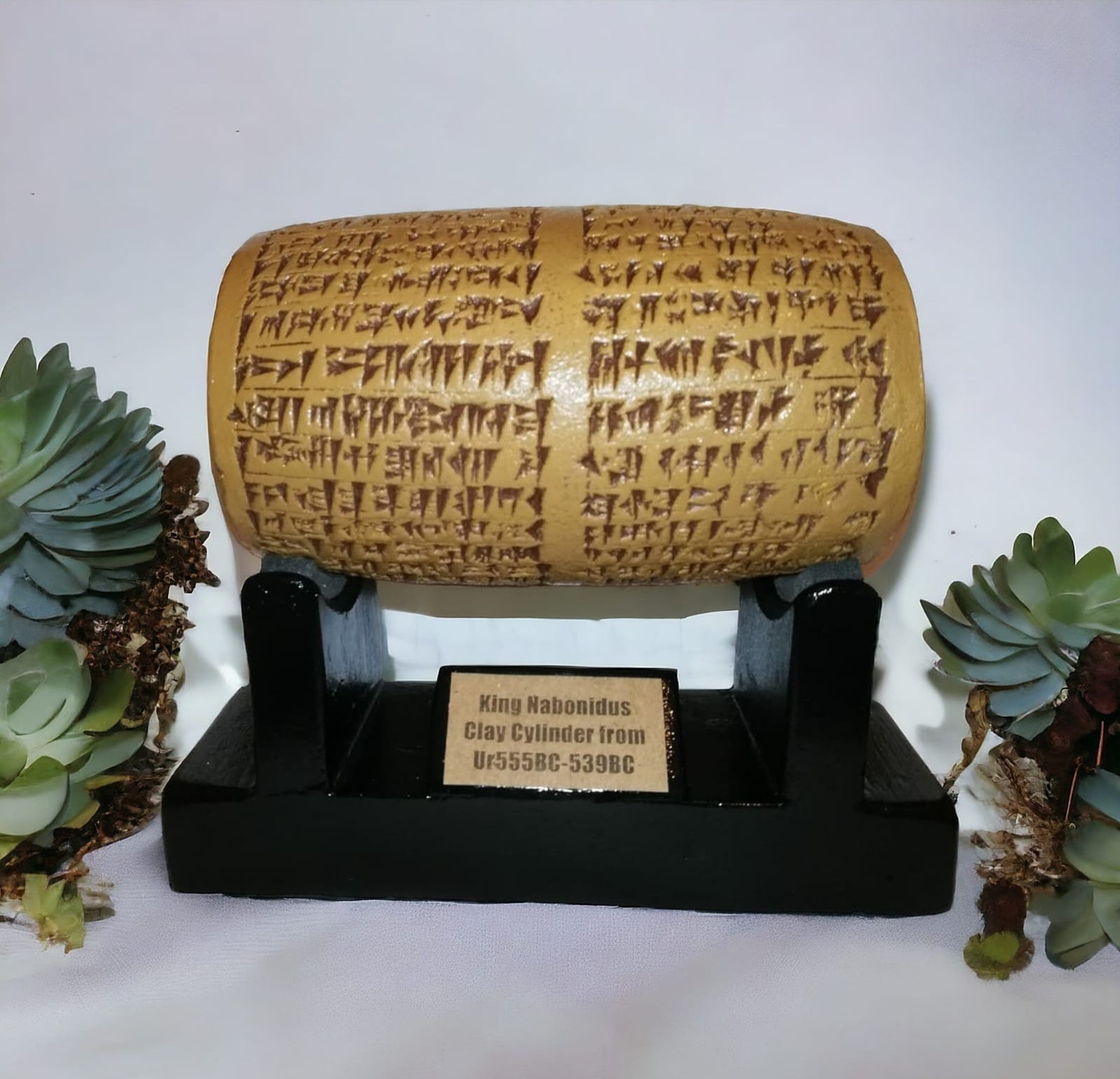 Cyrus Cylinder Replica: Nabonidus Inscription, Fired Clay - Etsy