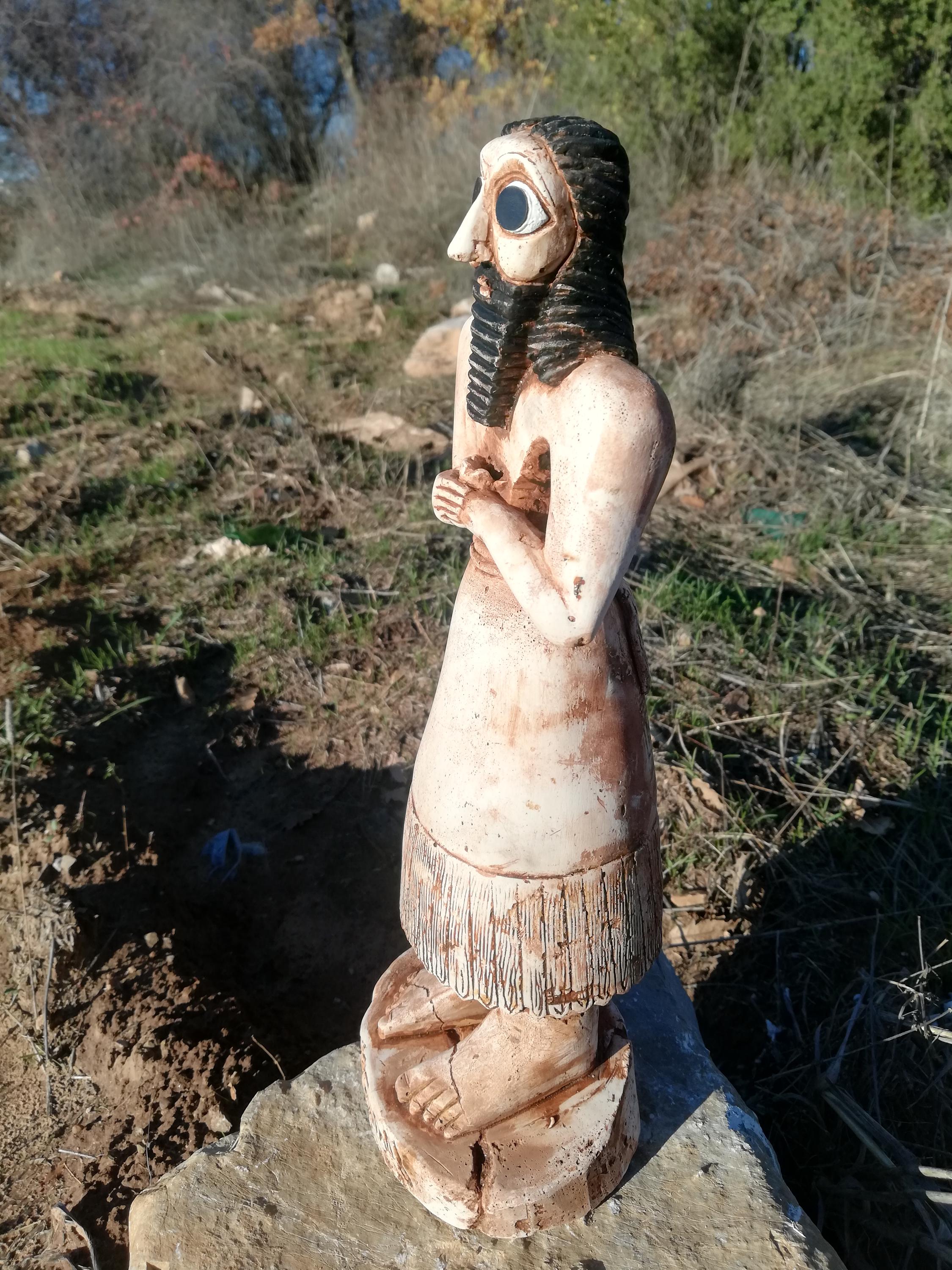 Tell Asmar Replica/eshnunna Statuettes/standing Male Worshipper