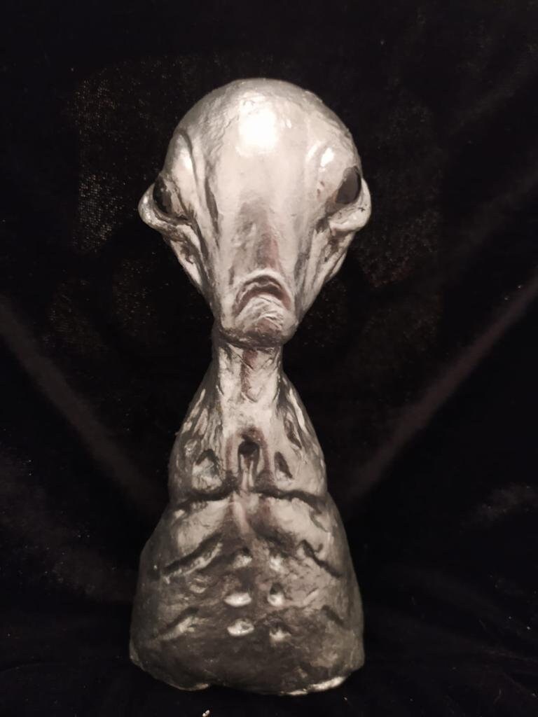 灰色のエイリアン像のデスクトップ/古代の神々/UFO/Xファイル - Etsy 日本