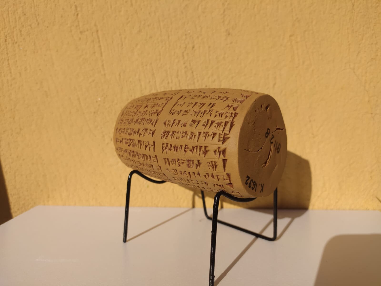 The Cylinder Clay Replica/the Cylinder of Nabonidus Etsy