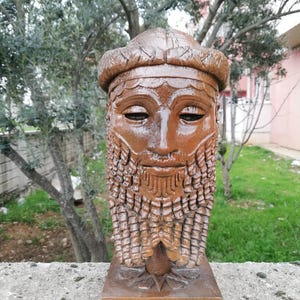Bronze head of Sargon of Akkad/King of Akkad Sargon/ Akkadian/Sumerian/Mesopotamian