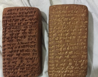 Neo-Assyrian clay  cuneiform tablet