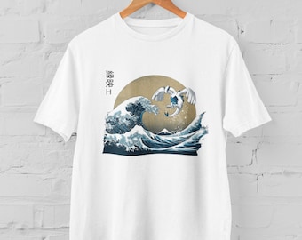 The Great Wave Inspired Graphic Tee Anime T-shirt Gift Idea Present For Him For Her