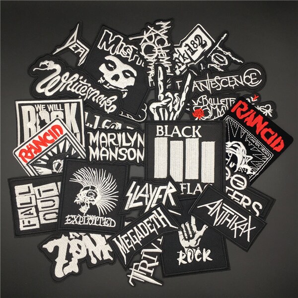 Punk Embroidery Patches - Etsy