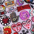 Punk/Horror Embroidered Patches For Clothing, DIY Sewing Applique, Demon Skull Patch, Iron On Patches, On Clothes, Fusible Patch product logo
