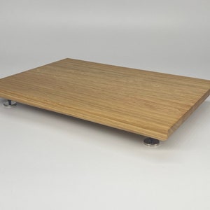 Soporte de altavoz de estantería de madera maciza personalizable // Soporte antivibración para altavoces imagen 9