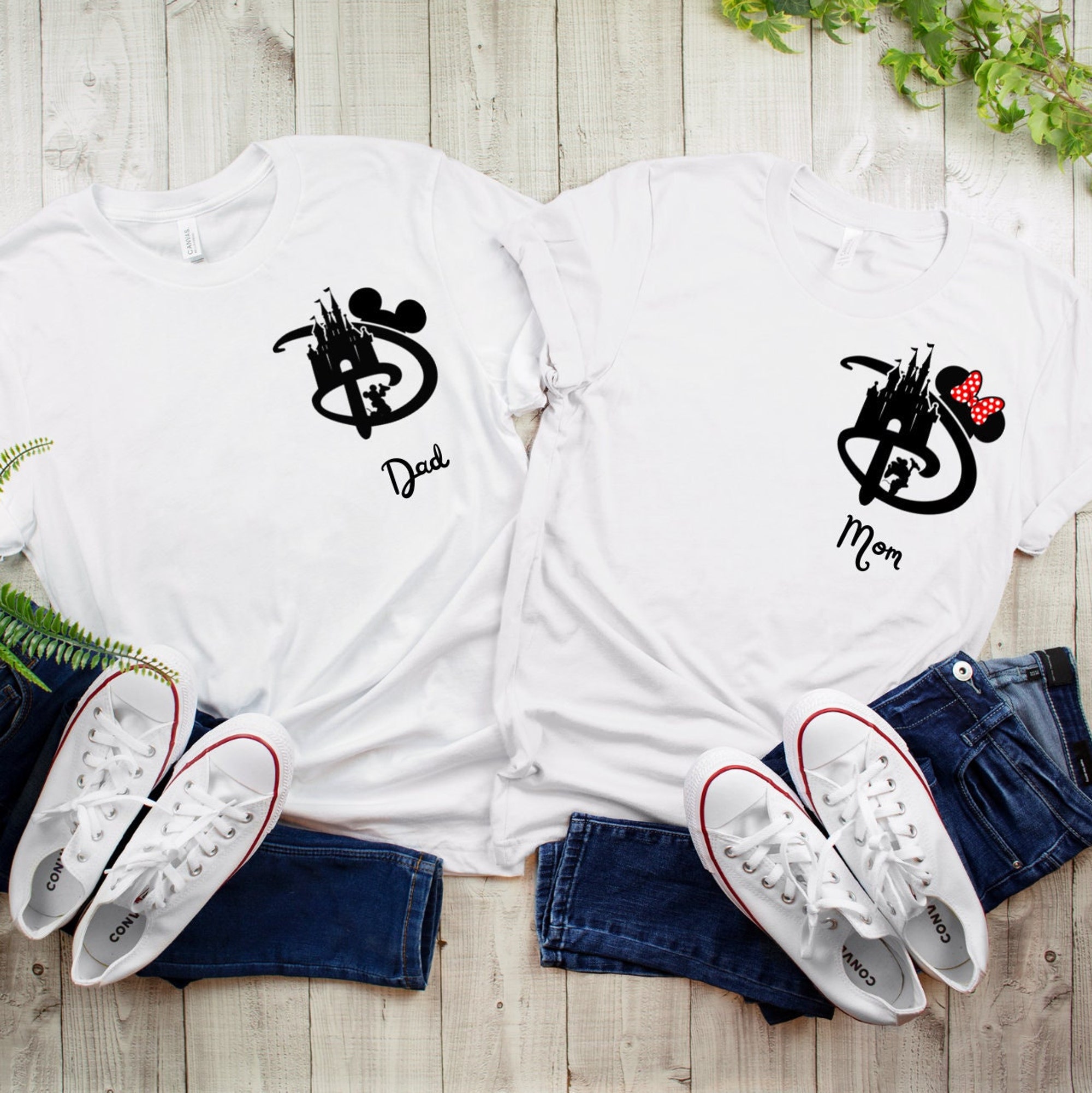 Disne Castle Pocket Familien-Urlaub T-Shirt Disne Castle Pocket Familien-Urlaub T-Shirt