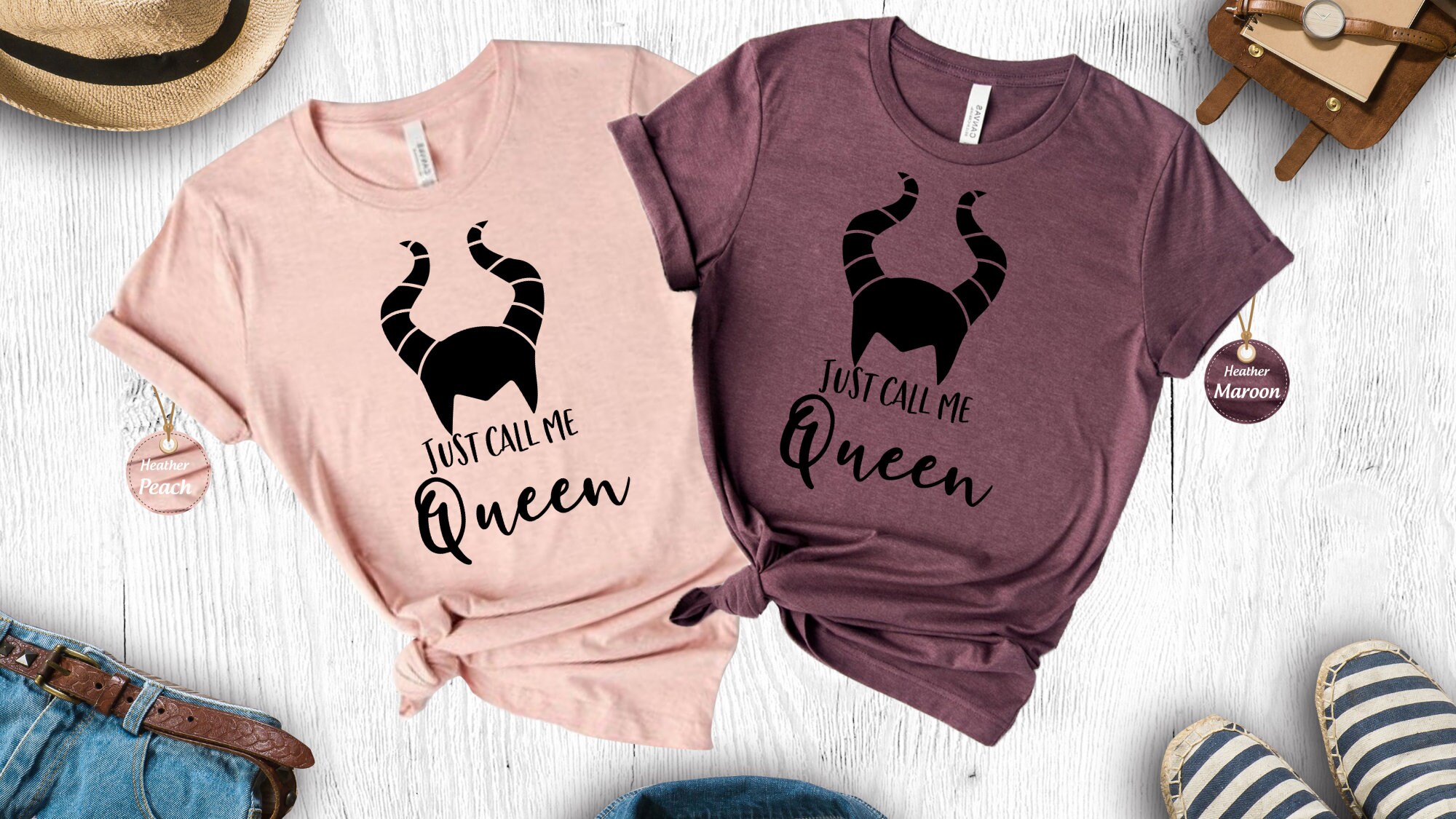 Discover Just Call me Queen Maleficent Disney Villains Shirt For Women, Disneyworld Villains Character Shirt