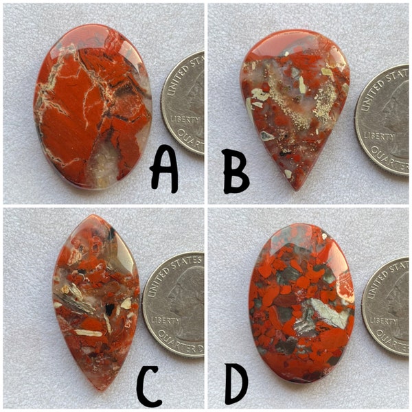 New Red Poppy Jasper Cabochon With Very Cheap Price Used For Jewelry Making