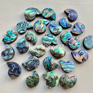 New Unique Ammonite Shape Abalone Shell Cabochon For Wire Wrapping Jewelry making etc