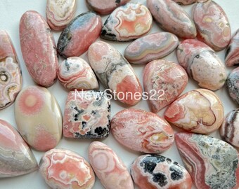 Natural Rhodocrosite Cabochon Wholesale Lot Available With Very Cheap Price Used For Jewelry Making