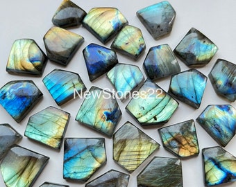 Labradorite Kite Shape Cabochon Wholesale Lot Available With Very Cheap Price Used For Jewelry Making