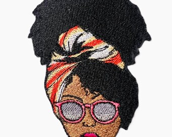 Bandanna MAMA 1 Embroidered Iron on Patch