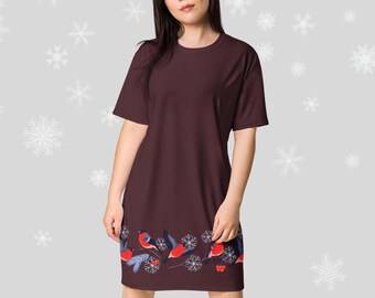 Christmas T-shirt dress | Size inclusive 2XS - 6XL