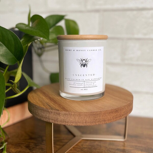 Unscented Candle Etsy