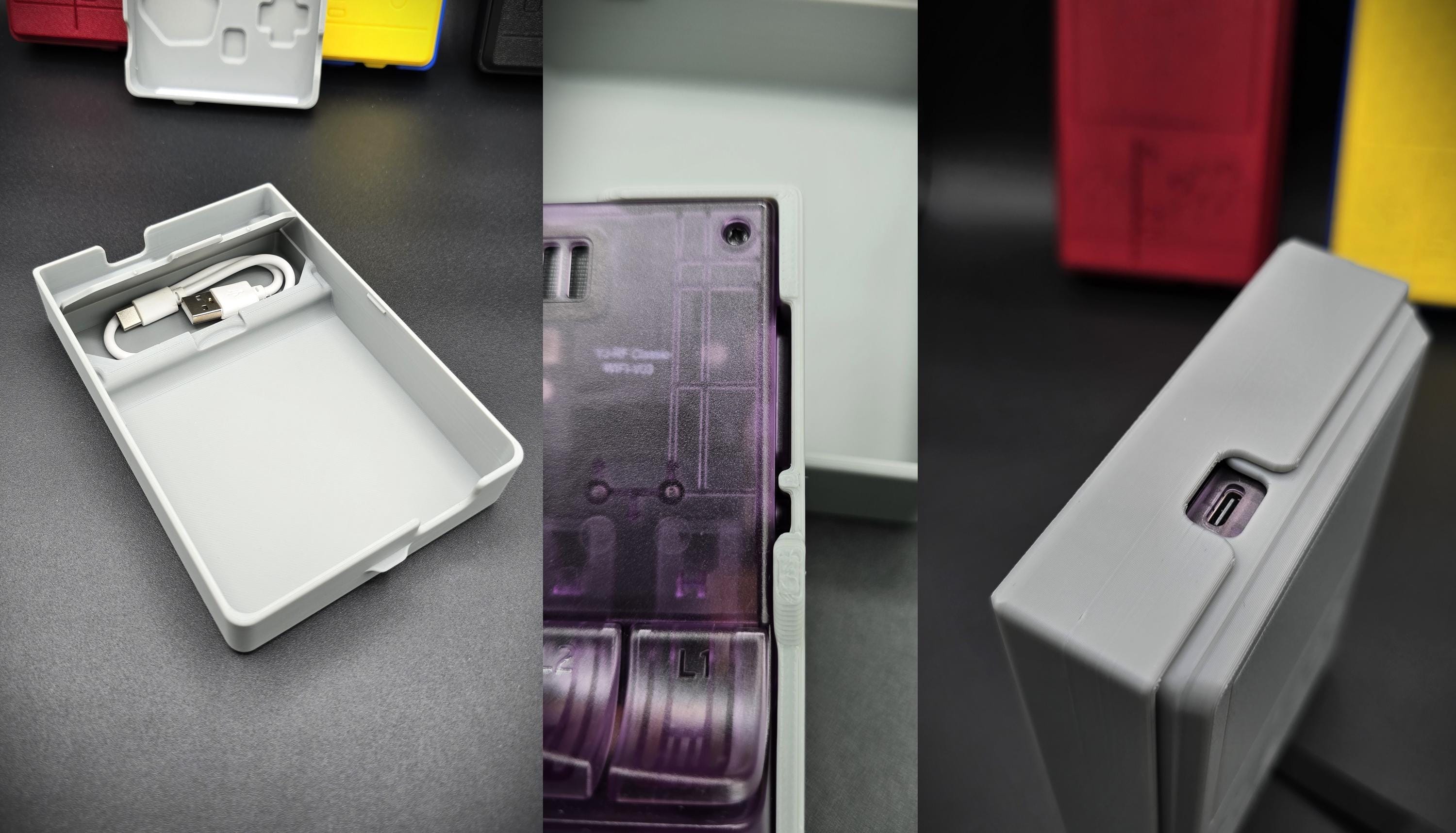 【美品】reiroid pocket classic 6GB/128GB ケース Retroid Pocket Classic Clipshield/full Hardshell Box (dual