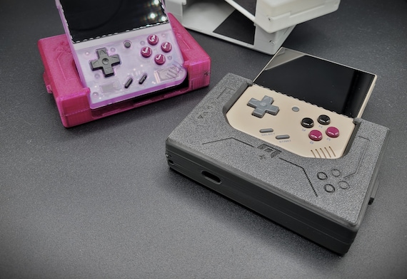 Miyoo Mini Plus クリアパープル 専用ケース 128GB Miyoo Mini Plus Retro Portable Game Console Case – litnxt