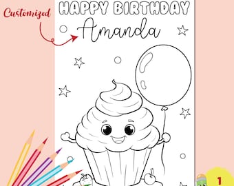 Biglietto Di Auguri Stampabile Di Compleanno Con Torta E Candeline Esprimi Un Desiderio Bambini