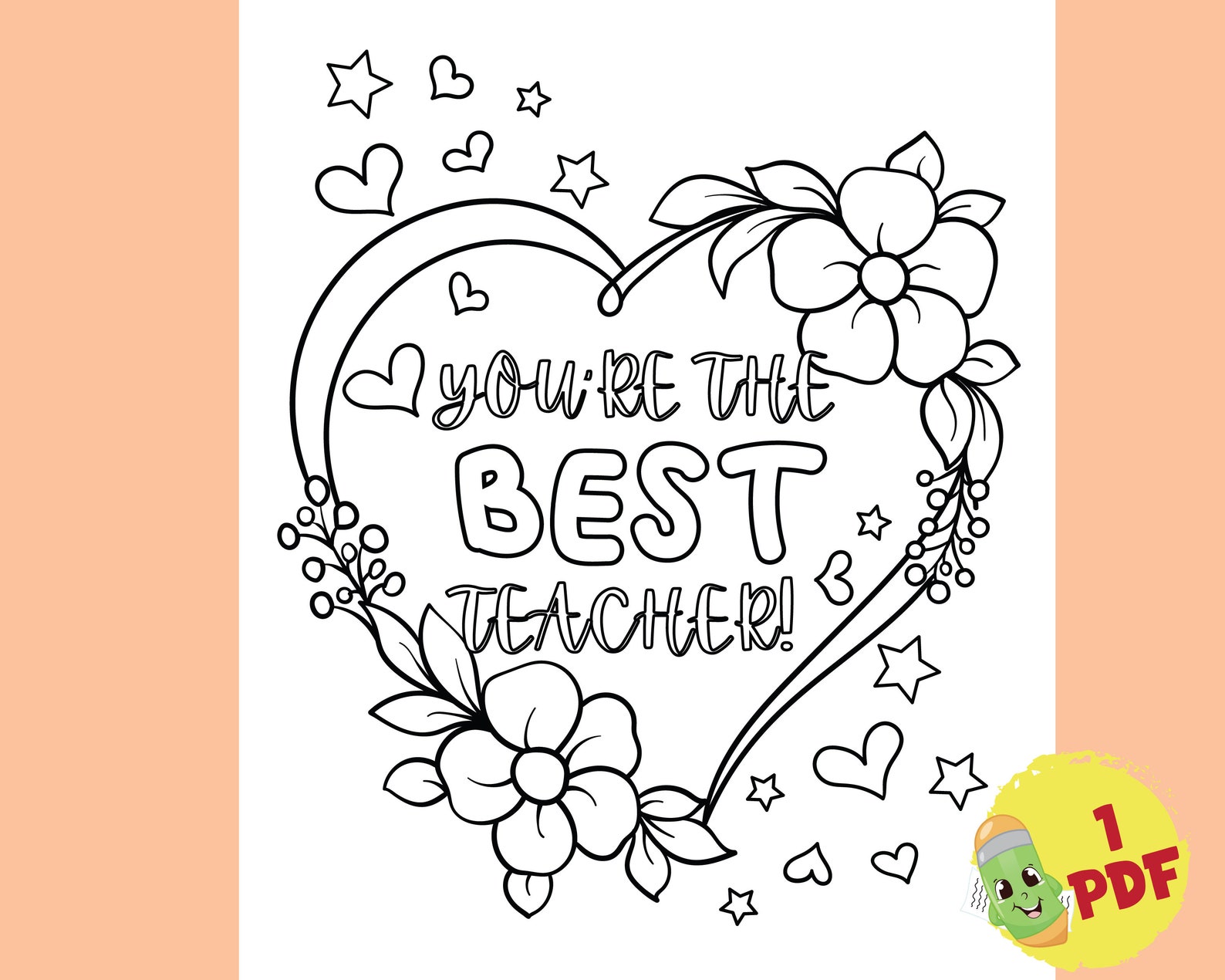 Printable Teacher Appreciation Coloring Pages, Appreciation Thank You ...