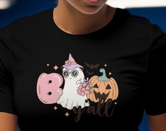 Boo y all camiseta, camiseta unisex, camiseta de Halloween, fantasma, Boo, camiseta de Halloween, camiseta divertida de Halloween