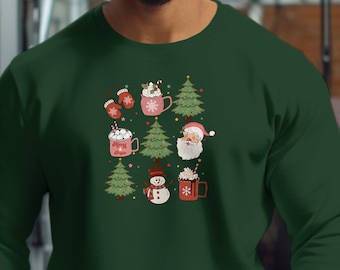 Merry Christmas (2), Ugly Christmas Sweater Pullover, Unisex Sweatshirt, X-mas Sweater, Christmas T-Shirt, Merry Shirt