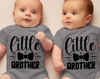 Hermanito Onesie Baby Body Bebé Niño Próximamente Anuncio de bebé Baby Shower Regalo Nuevo hermanito