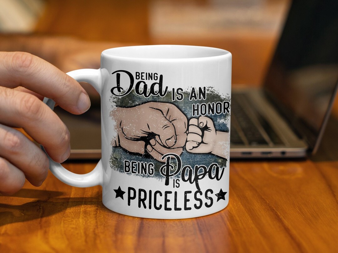 Dad Papa Priceless Mug New Dad Mug New Dad to Be Mug Father's Day Gift — free download