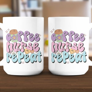 Kaffee, Krankenschwester, Wiederholungsbecher, Krankenschwesterbecher, Krankenschwestergeschenk, lustiges Krankenschwestergeschenk, Krankenschwesterbecher, RN Becher, RN Geschenk