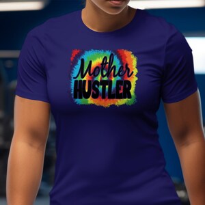 T-shirt Mother Hustler, T-shirt unisexe adulte coupe relax