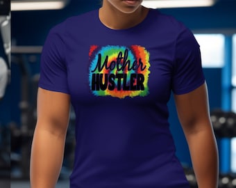 Koszulka Mother Hustler, koszulka unisex dla dorosłych o luźnym kroju