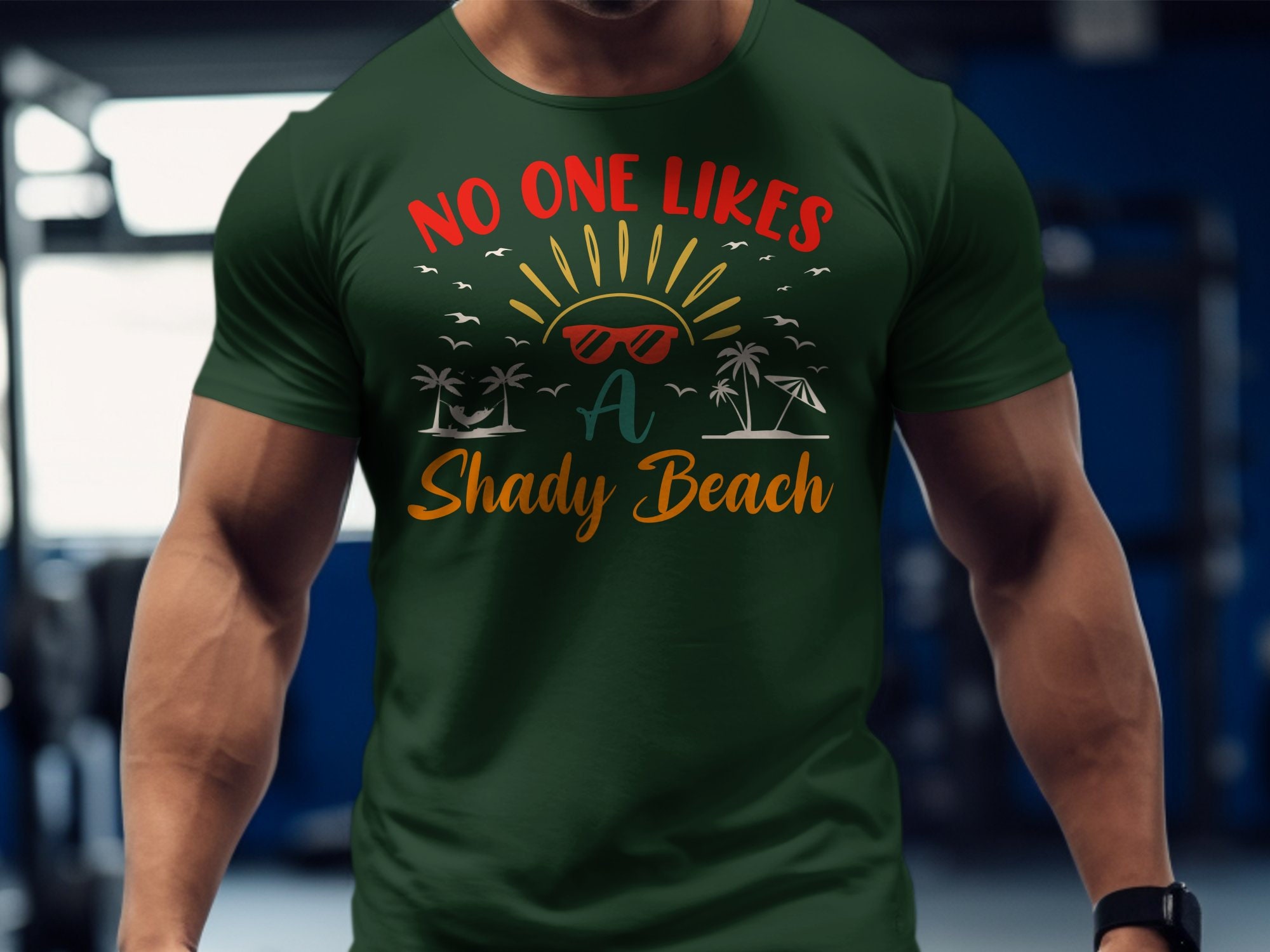 No One Likes A Shady Beach T-Shirt Vintage Texture No One Likes A Shady Beach T-Shirt Vintage Texture