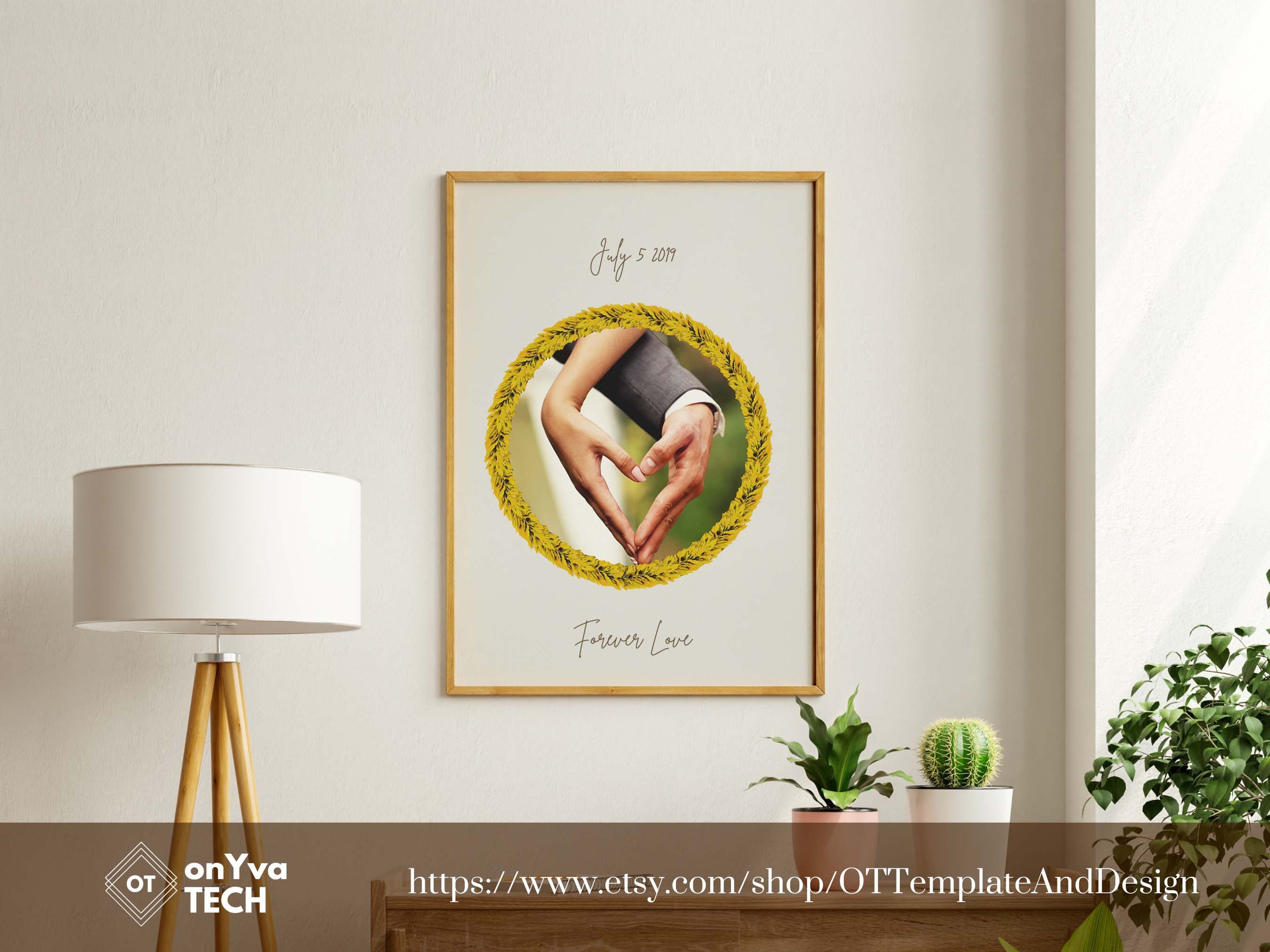 Yellow Lei Hulu Poepoe Hawaiian PNG Frame Bundle, Digital Instant