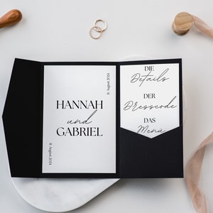 Invito di nozze minimalista I Biglietto Save the Date I Invito I Cancelleria per matrimoni I Decorazione di nozze personalizzata - Modello Canva A5