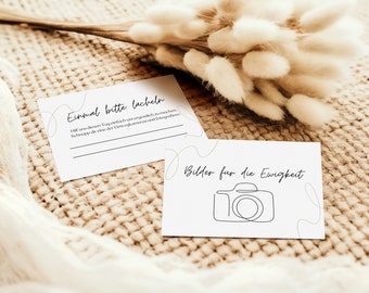 Photo Tasks Wedding Game I Wedding Guest Game I Getting to Know You Game I Guest Book Cards I Fill-in Cards I Wedding Game - Canva Template