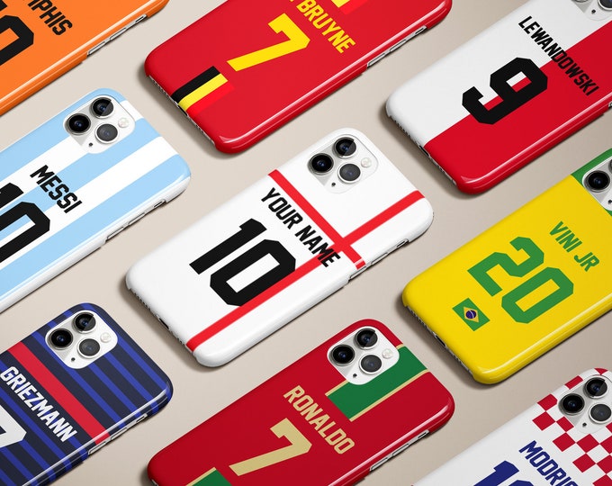 Personalised Football Phone Soccer Cases Custom Country Team Name