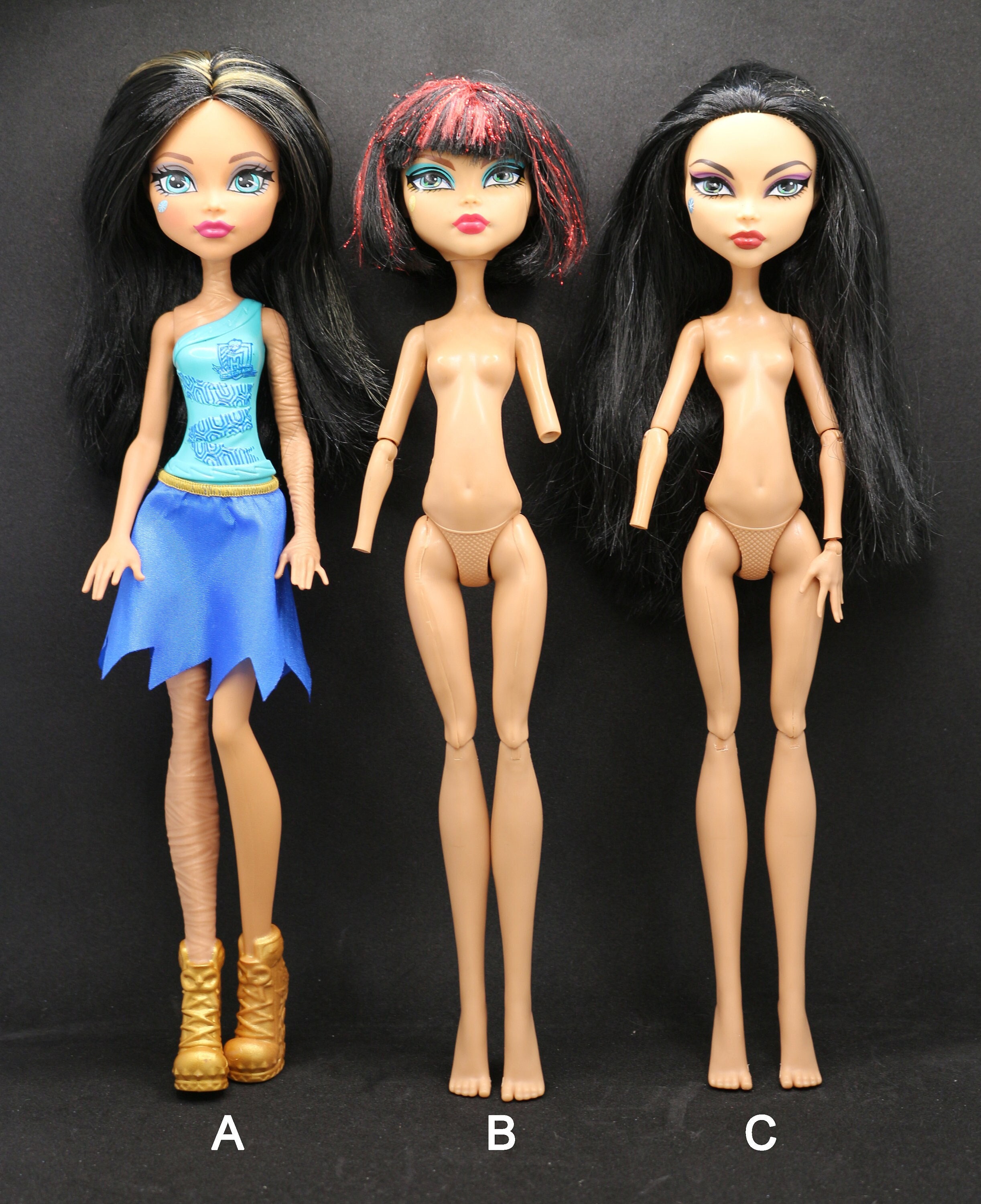 Disney Descendants Dolls Lot of 9 for Doll Making/ooak/collection. 