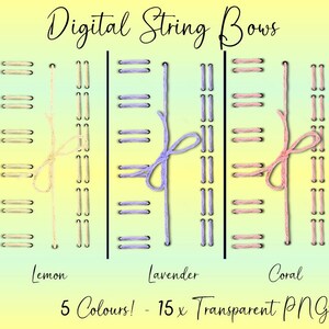 Digital ring Binders - String Bows